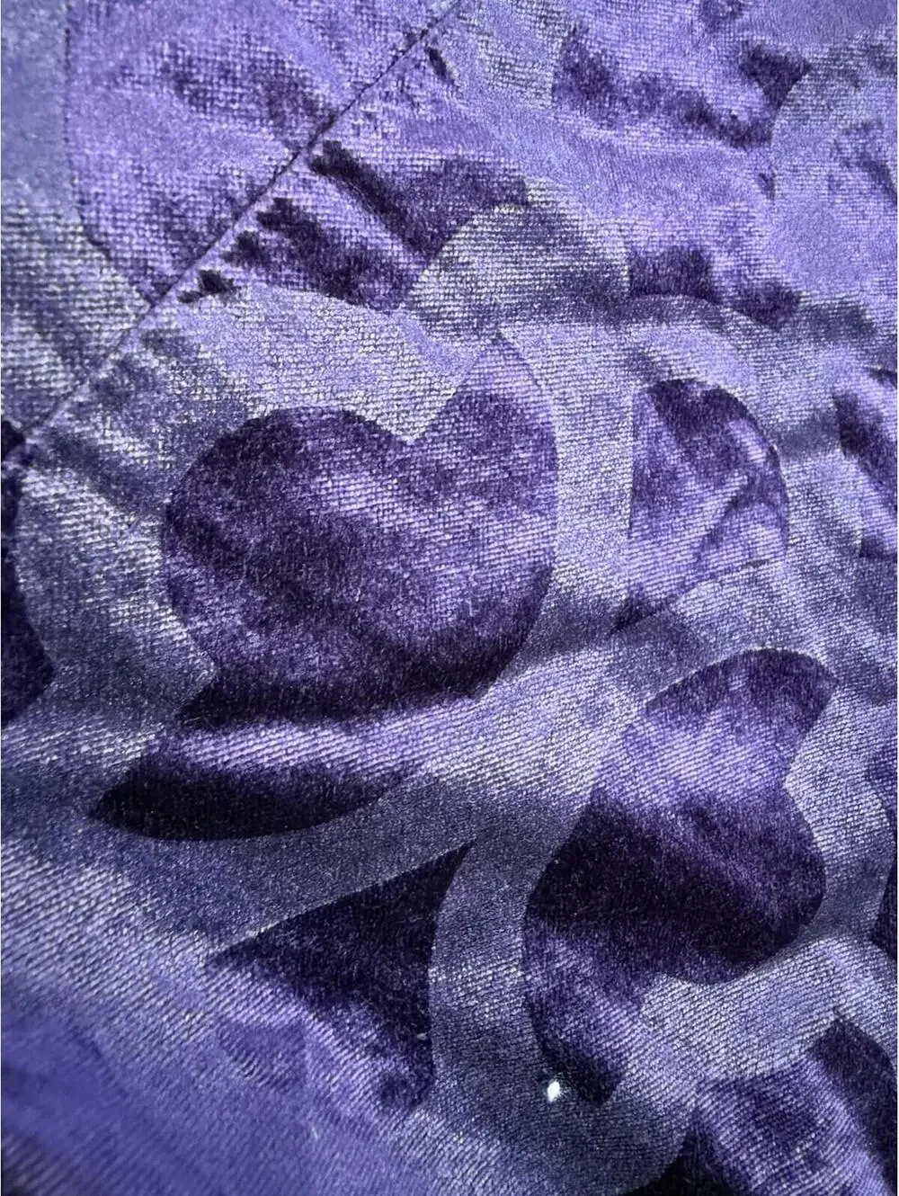 Z Gallerie Queen Duvet Cover Purple Velvet + 3 Euro Shams 26x26